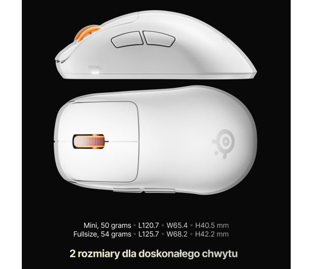SteelSeries Rival Pro Mini biała - 1593782 - zdjęcie 13